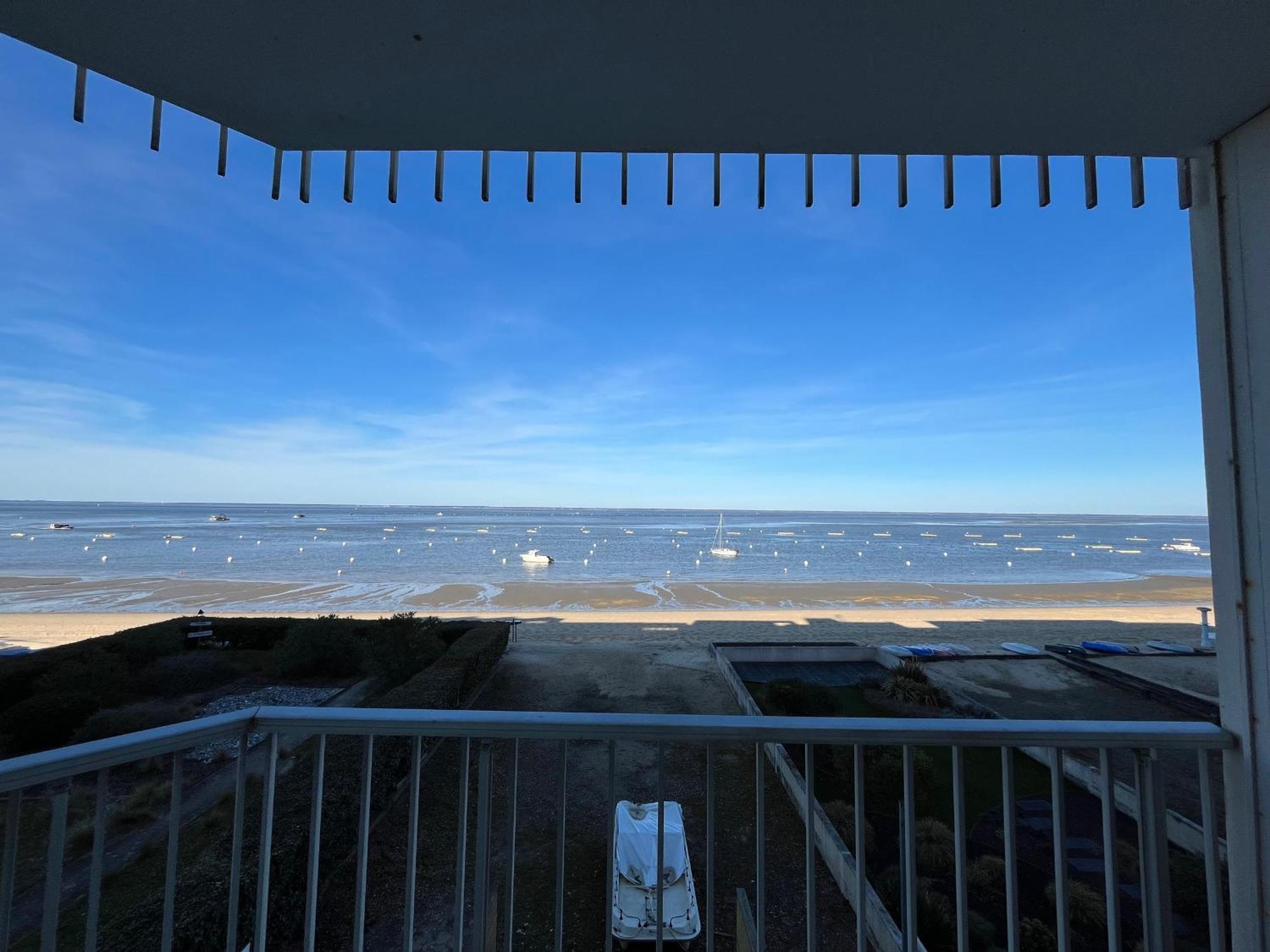 Duplex T1 Vue Mer A Arcachon - Acces Direct Plage - Quartier Aiguillon - Fr-1-319-71 Eksteriør billede