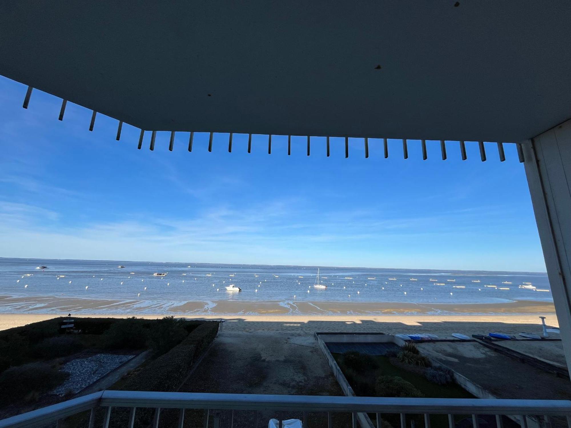 Duplex T1 Vue Mer A Arcachon - Acces Direct Plage - Quartier Aiguillon - Fr-1-319-71 Eksteriør billede
