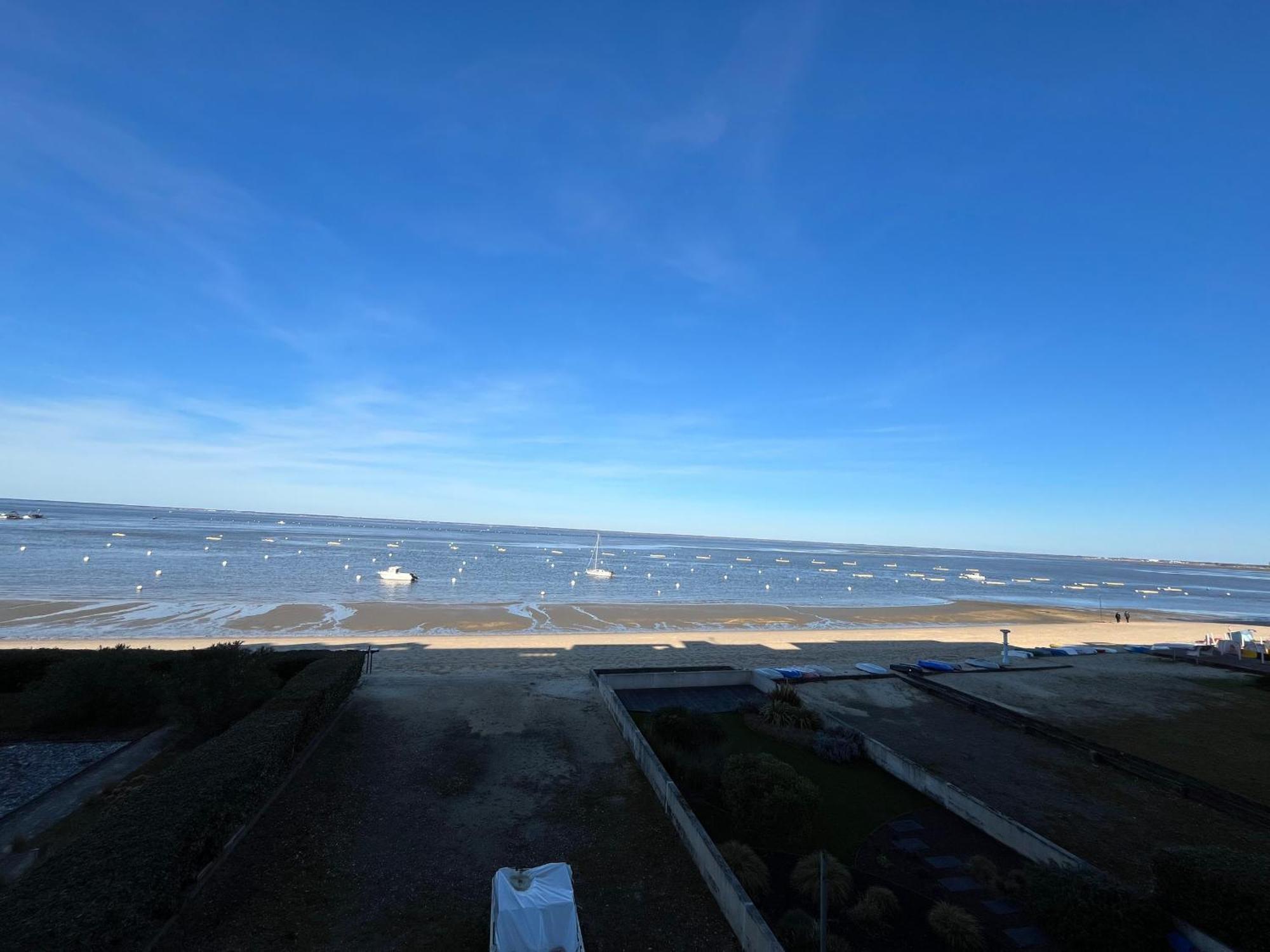 Duplex T1 Vue Mer A Arcachon - Acces Direct Plage - Quartier Aiguillon - Fr-1-319-71 Eksteriør billede
